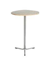 Stehtisch Dreibein Chrom/Holz