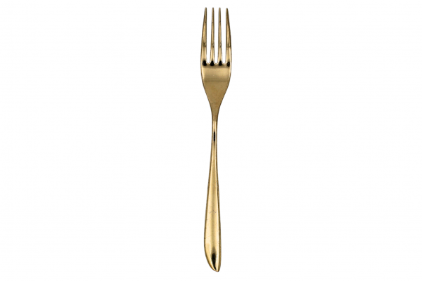Menügabel Krupp gold