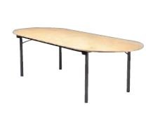 Tisch oval klappbar