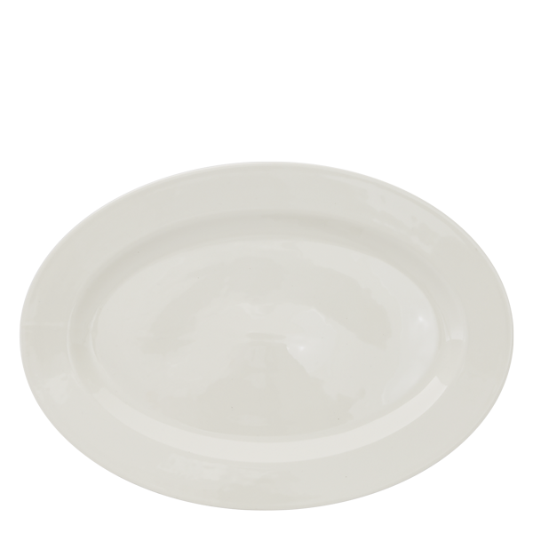 Buffetplatte Porzellan oval