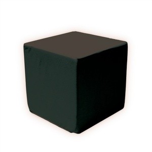 Black Lounge Sitzcube 40 x 40 x 40 cm